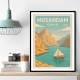 Musandam Travel Poster Wall Art