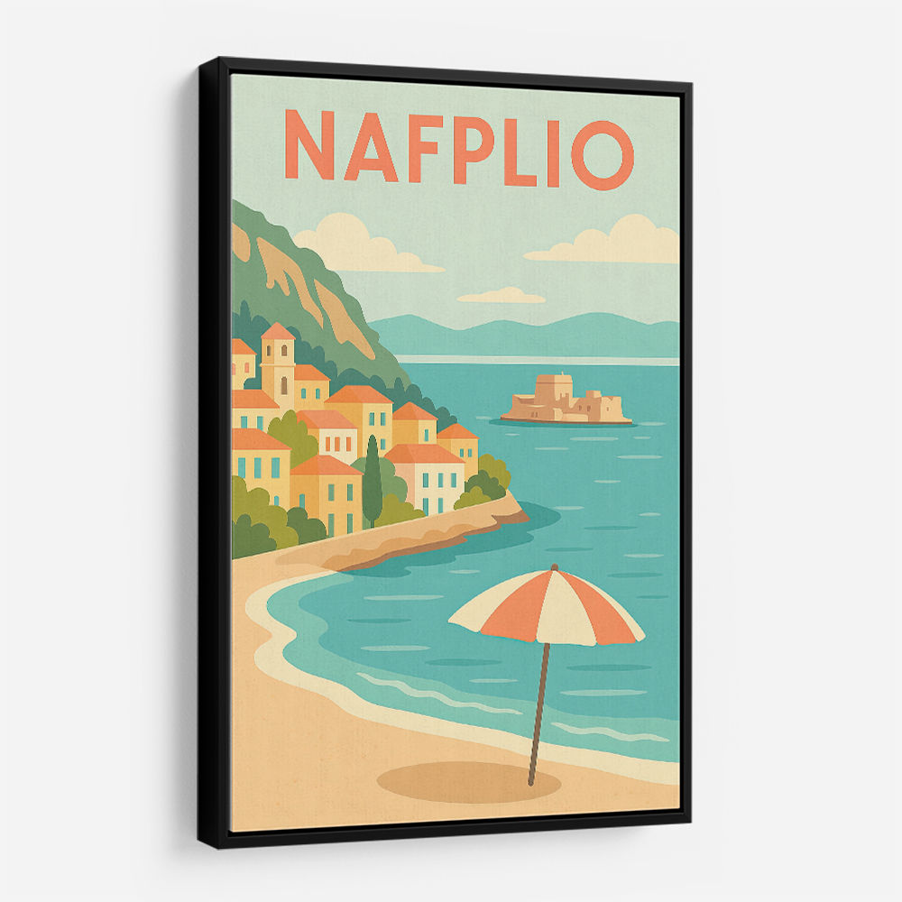 Nafplio Travel Poster  Wall Art