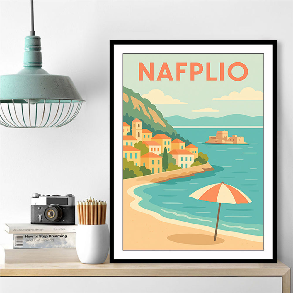 Nafplio Travel Poster  Wall Art