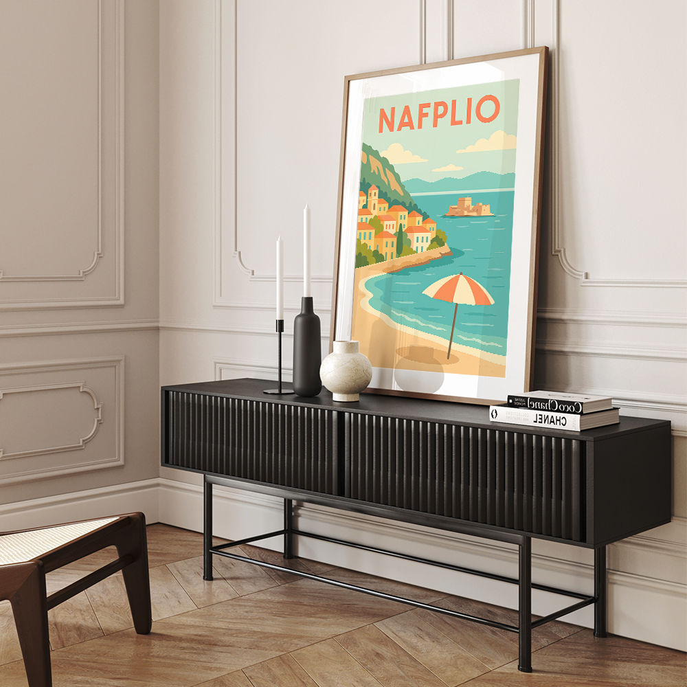 Nafplio Travel Poster  Wall Art