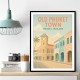 Old Phuket Town Phuket Thailand Travel Poster Wall Art