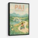 Pai Thailand Travel Poster 1 Wall Art