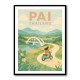 Pai Thailand Travel Poster 1 Wall Art