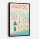 Paros Travel Poster Wall Art