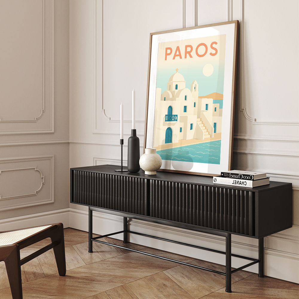 Paros Travel Poster Wall Art
