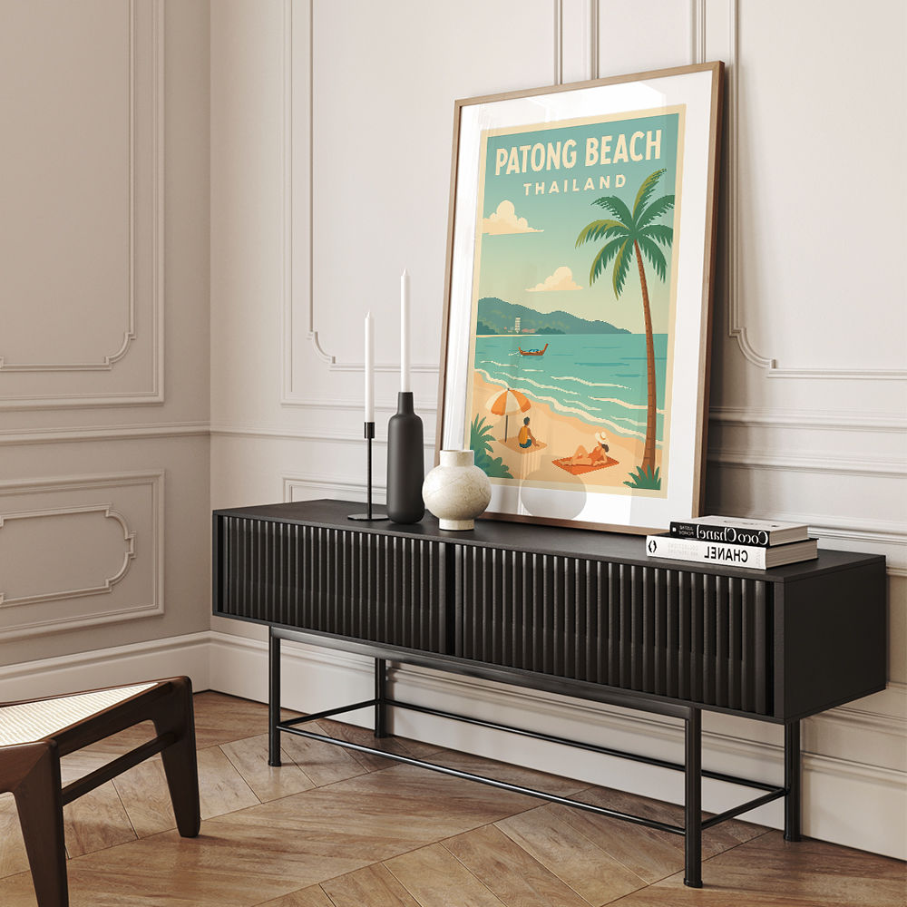 Patong Beach Thailand Travel Poster 1 Wall Art