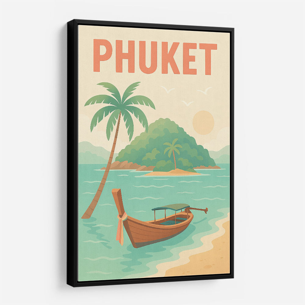Phuket Travel Poster 1 Wall Art
