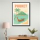 Phuket Travel Poster 1 Wall Art