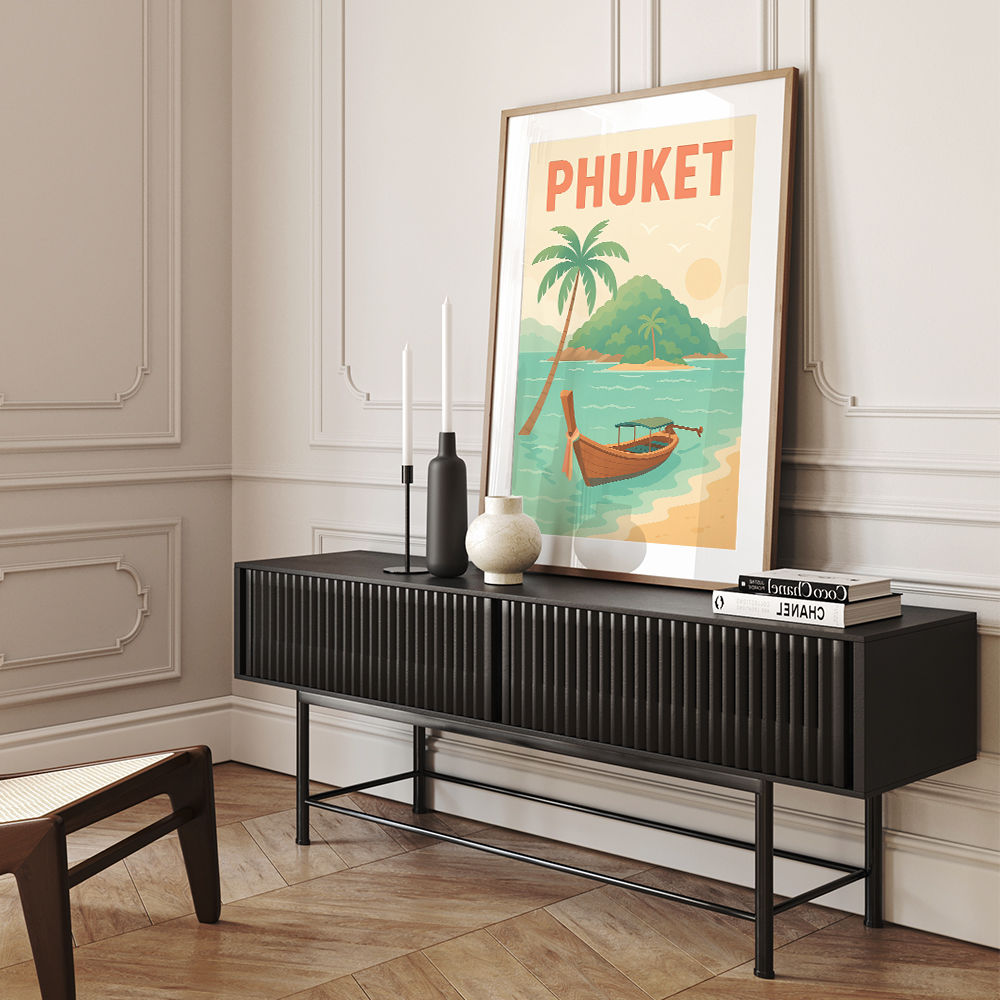 Phuket Travel Poster 1 Wall Art