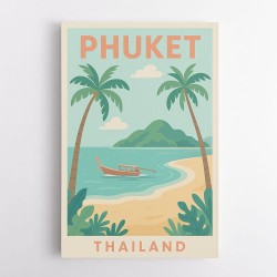 Phuket Travel Poster Wall Art