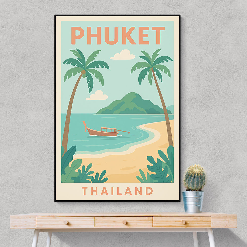 Phuket Travel Poster Wall Art