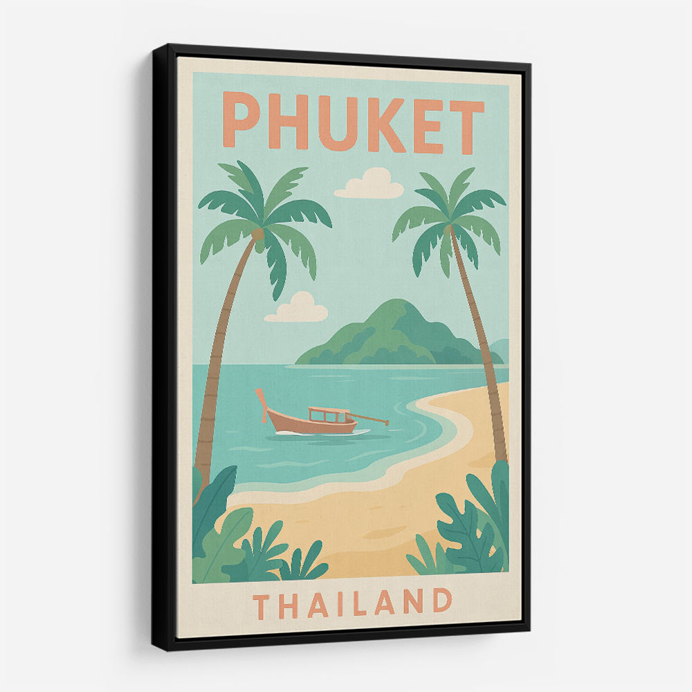 Phuket Travel Poster Wall Art