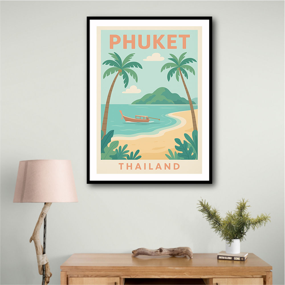 Phuket Travel Poster Wall Art