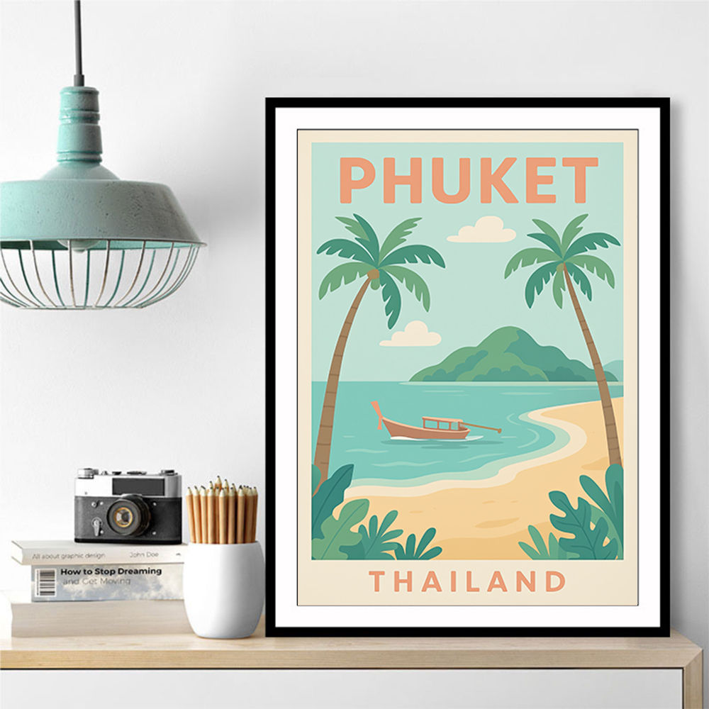 Phuket Travel Poster Wall Art