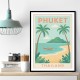 Phuket Travel Poster Wall Art