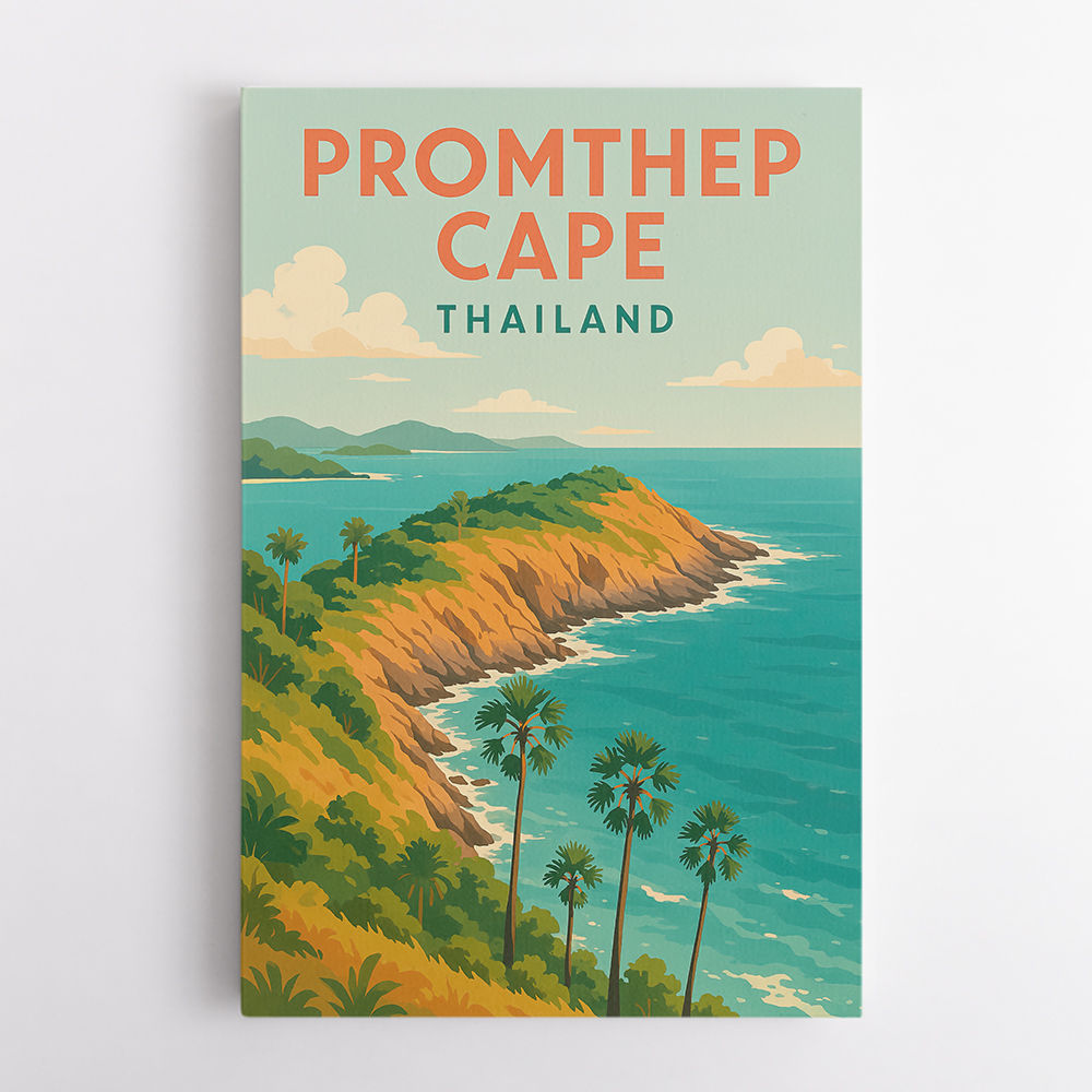 Promthep Cape Thailand Travel Poster 1 Wall Art
