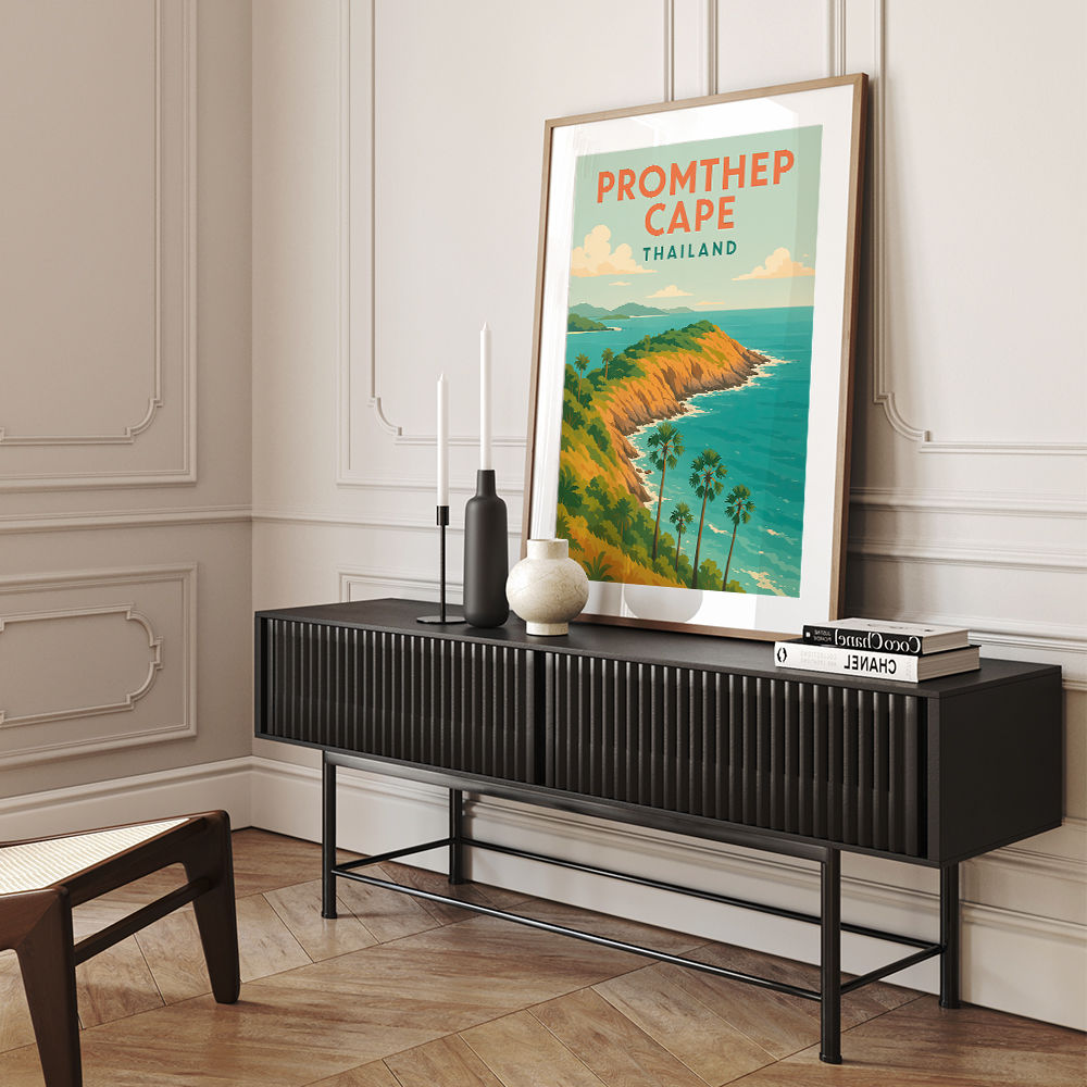 Promthep Cape Thailand Travel Poster 1 Wall Art