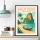 Railay Beach Thailand Travel Poster Wall Art