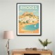 Rhodes Travel Poster 1 Wall Art