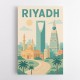 Riyadh Travel Poster Wall Art