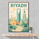 Riyadh Travel Poster Wall Art