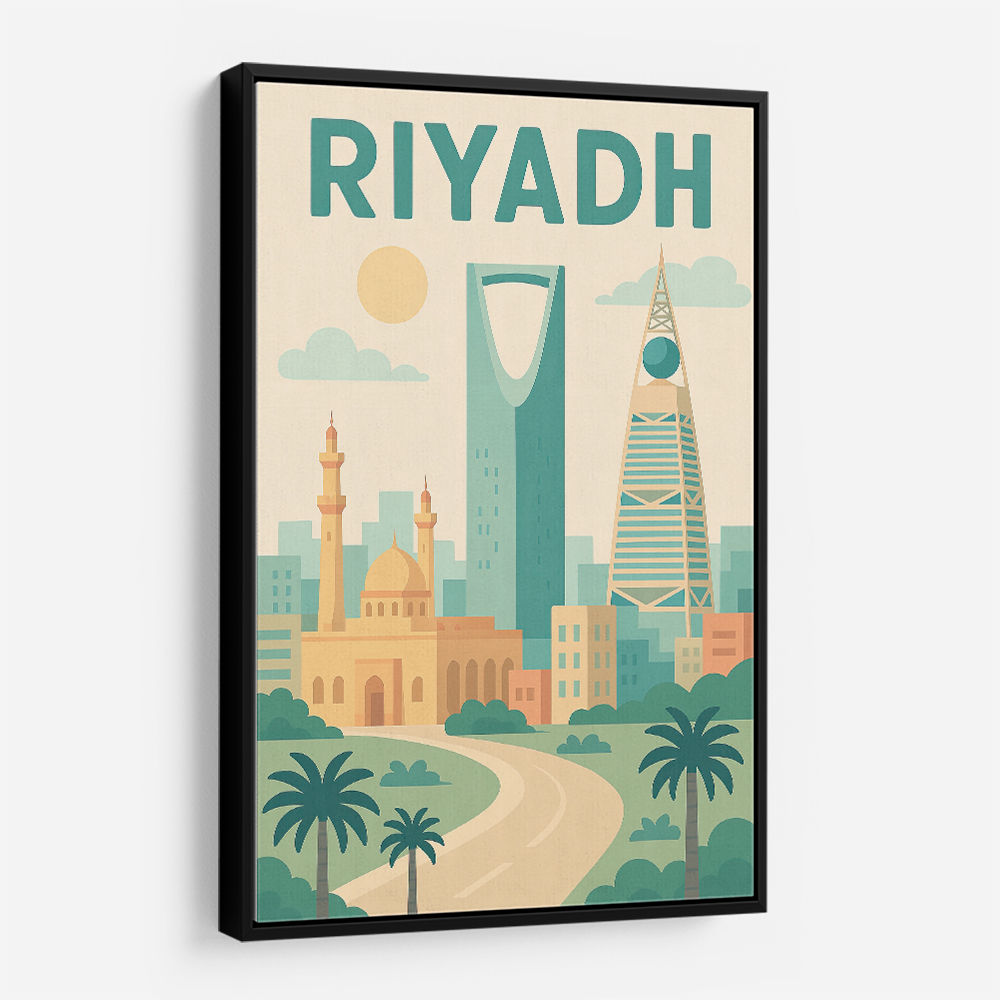 Riyadh Travel Poster Wall Art