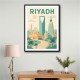 Riyadh Travel Poster Wall Art