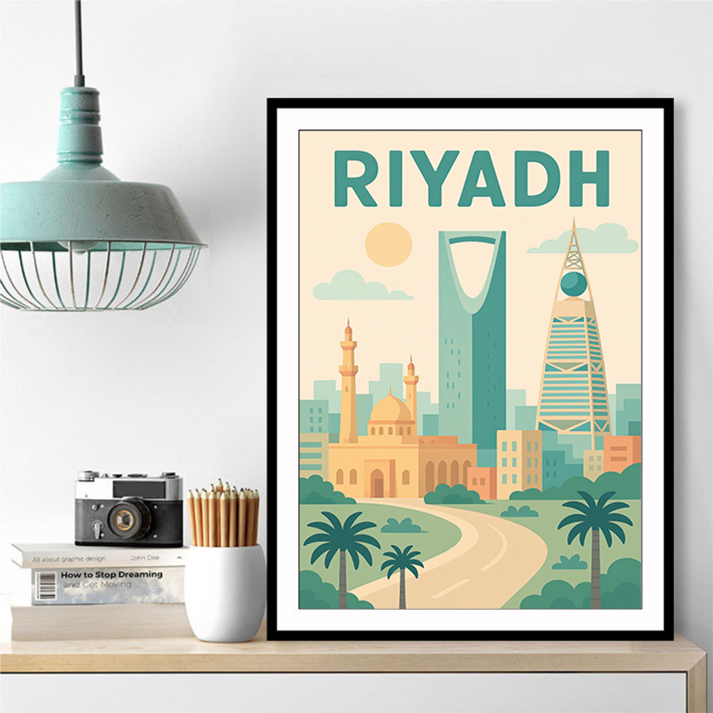 Riyadh Travel Poster Wall Art