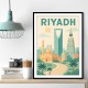 Riyadh Travel Poster Wall Art