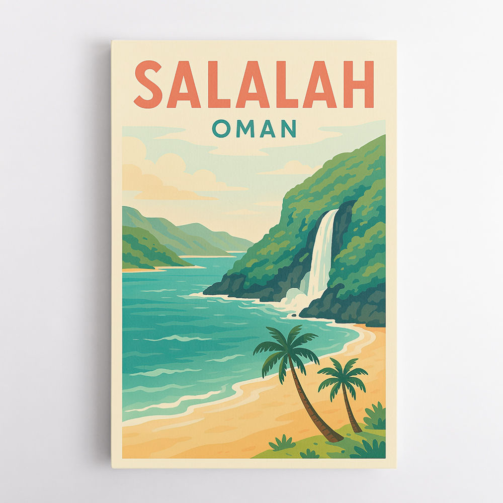 Salalah Travel Poster Wall Art