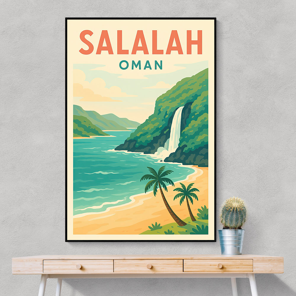 Salalah Travel Poster Wall Art