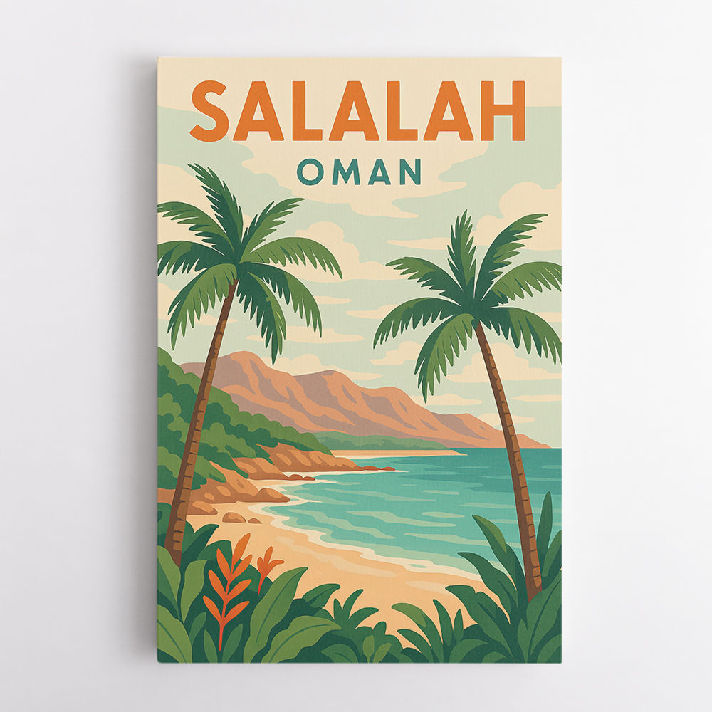 Salalah Travel Poster 1 Wall Art