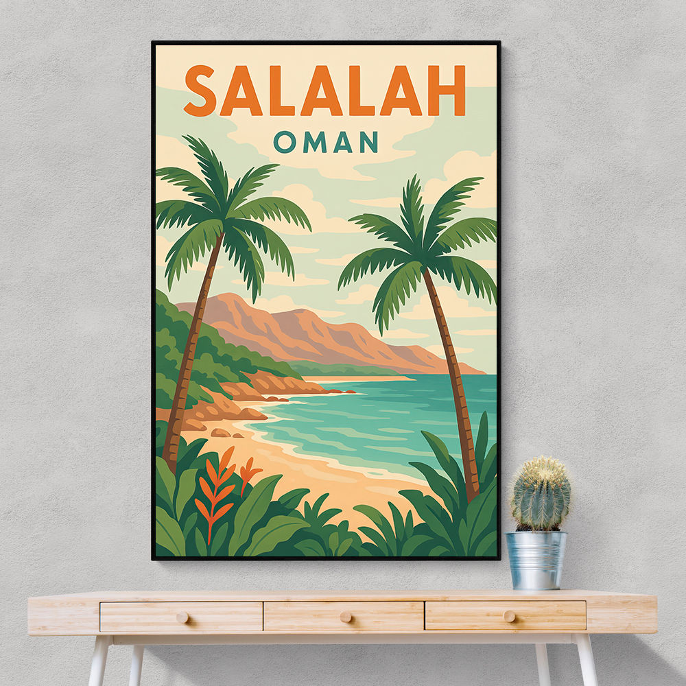 Salalah Travel Poster 1 Wall Art