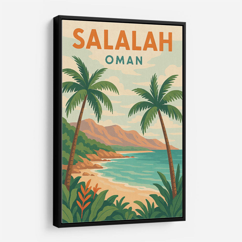 Salalah Travel Poster 1 Wall Art