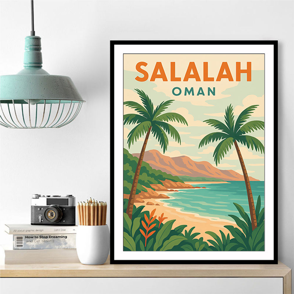 Salalah Travel Poster 1 Wall Art