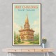 Wat Chalong Phuket Thailand Travel Poster 1 Wall Art