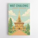 Wat Chalong Phuket Thailand Travel Poster Wall Art