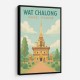 Wat Chalong Phuket Thailand Travel Poster Wall Art