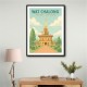 Wat Chalong Phuket Thailand Travel Poster Wall Art