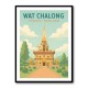 Wat Chalong Phuket Thailand Travel Poster Wall Art