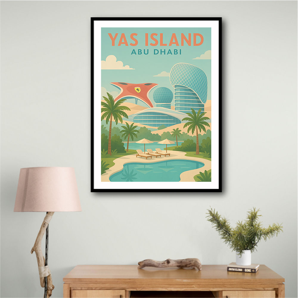 Yas Island Getaway Wall Art
