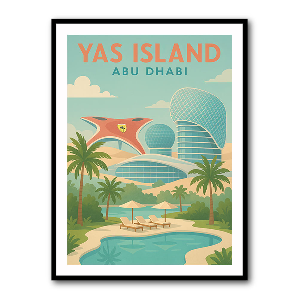 Yas Island Getaway Wall Art