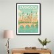 Zaragoza Travel Poster Wall Art