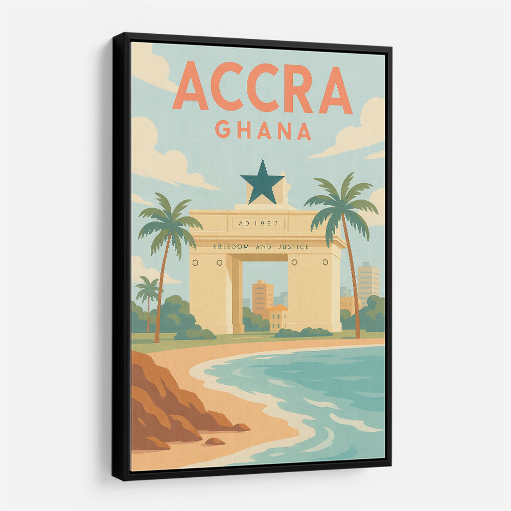Accra Travel Poster 1