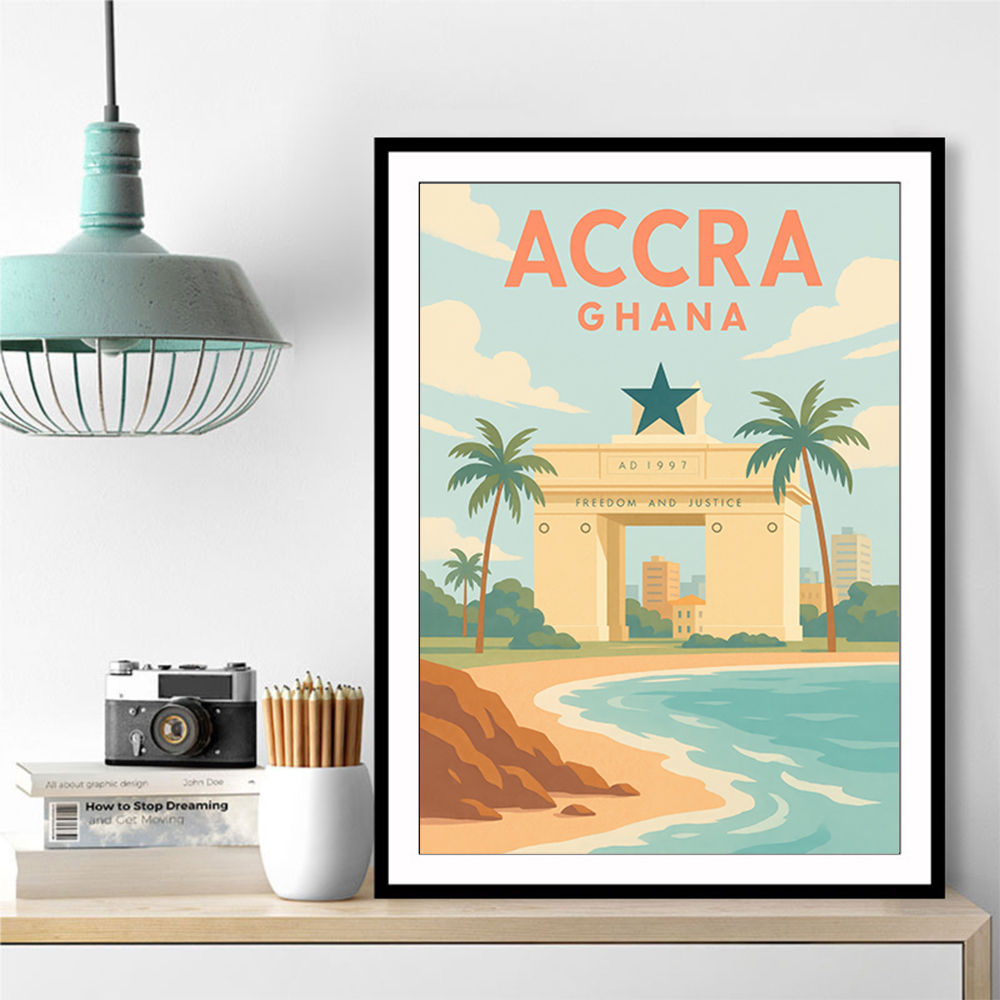 Accra Travel Poster 1