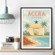Accra Travel Poster 1