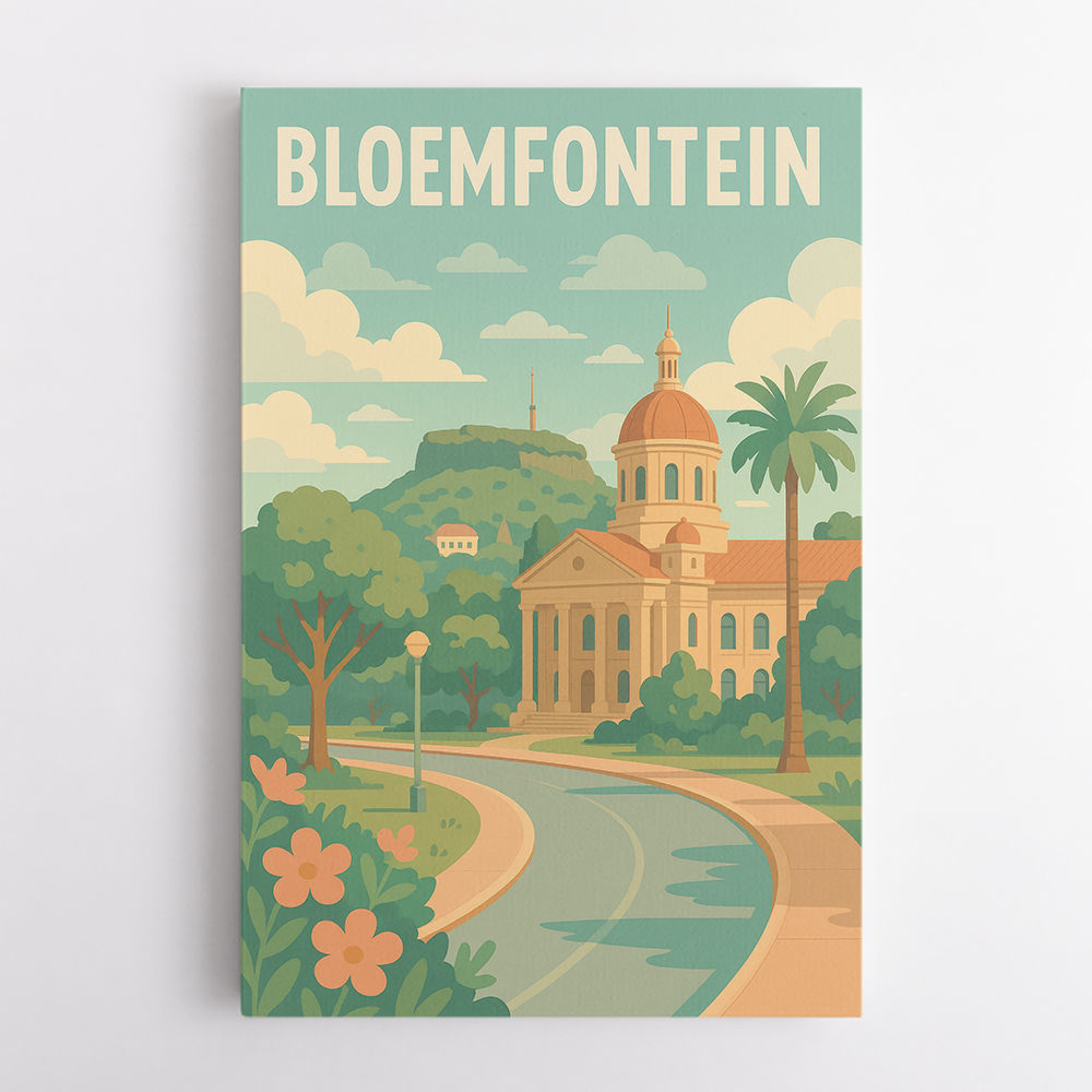 Bloemfontein Travel Poster 