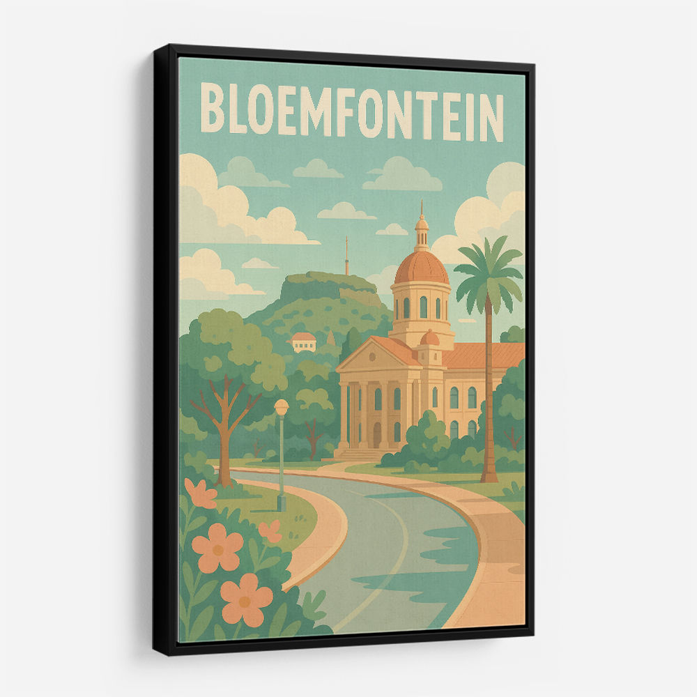 Bloemfontein Travel Poster 