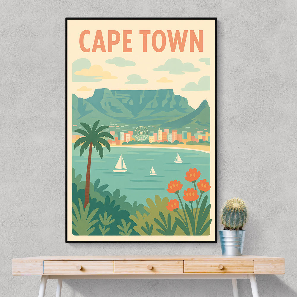 Cape Town Travel Poster