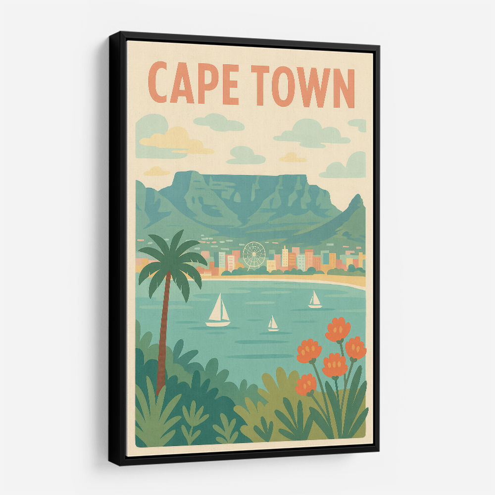 Cape Town Travel Poster